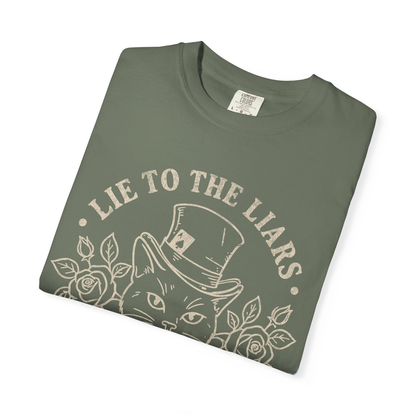 Lie to the Liars Steal from Thieves Cat Vintage Retro Graphic Tee