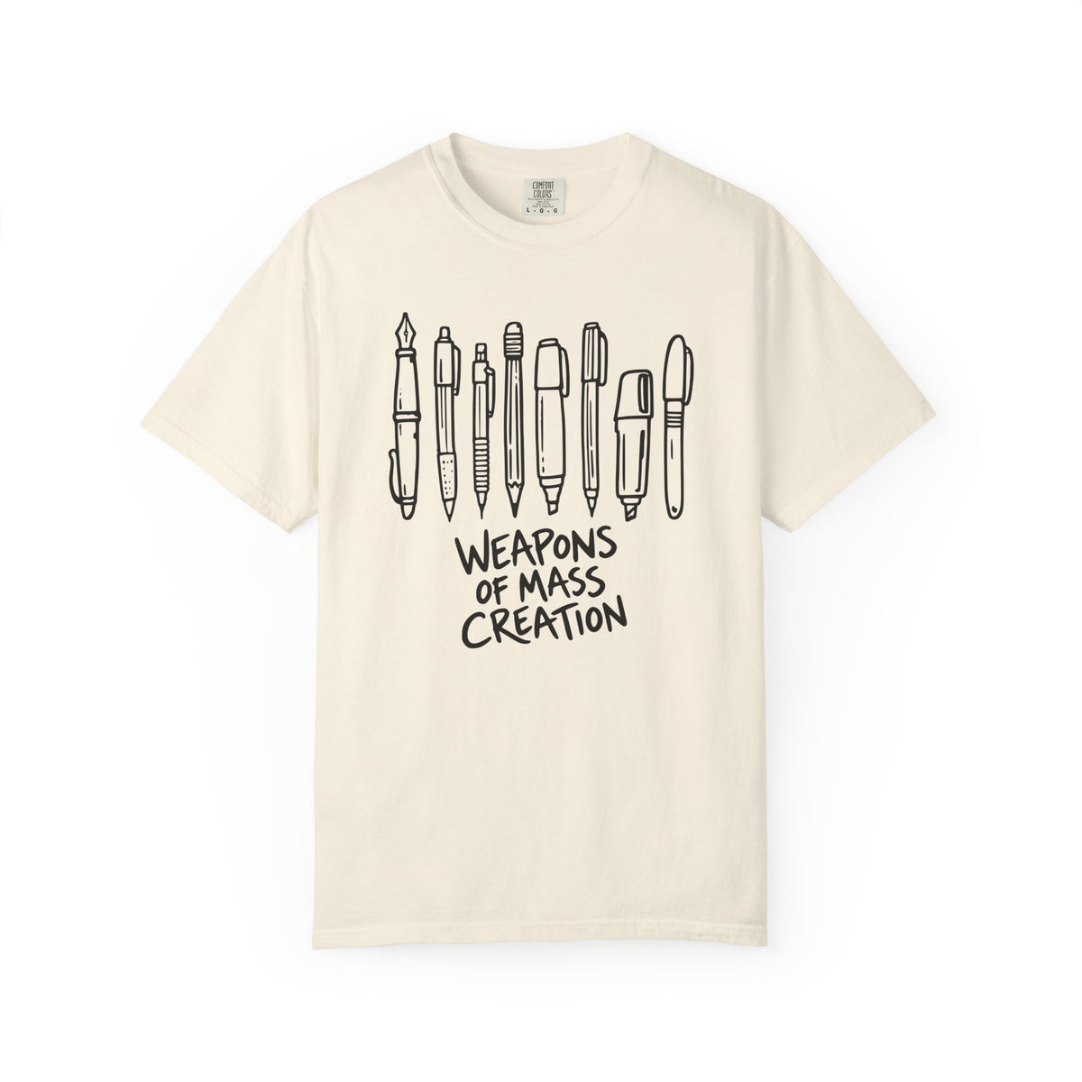 Weapons of Mass Creation Writer's Tools Graphic Tee