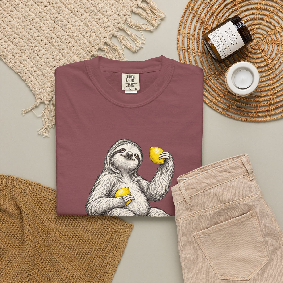 When Life Gives You Lemons Sloth T-Shirt