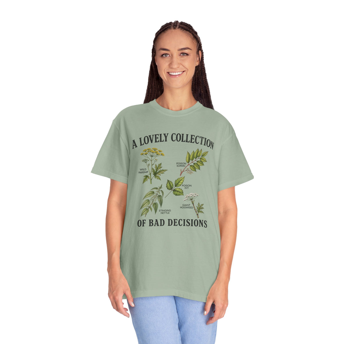"A Lovely Collection of Bad Decisions" Hiking Camping Poisonous Plant Botanical T-Shirt