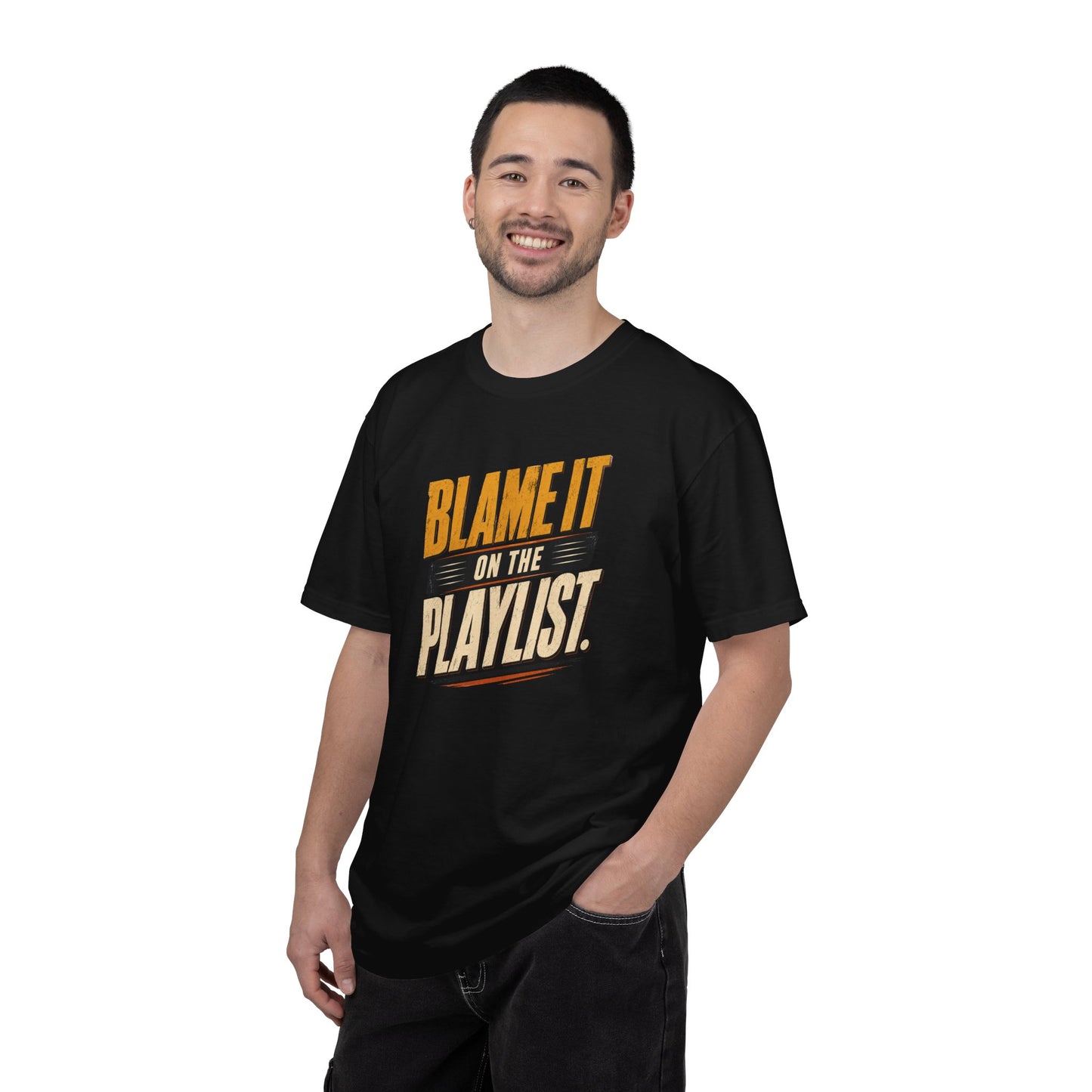 Blame It on the Playlist Shirt | Funny Music Lover Tee | Retro Graphic T-Shirt