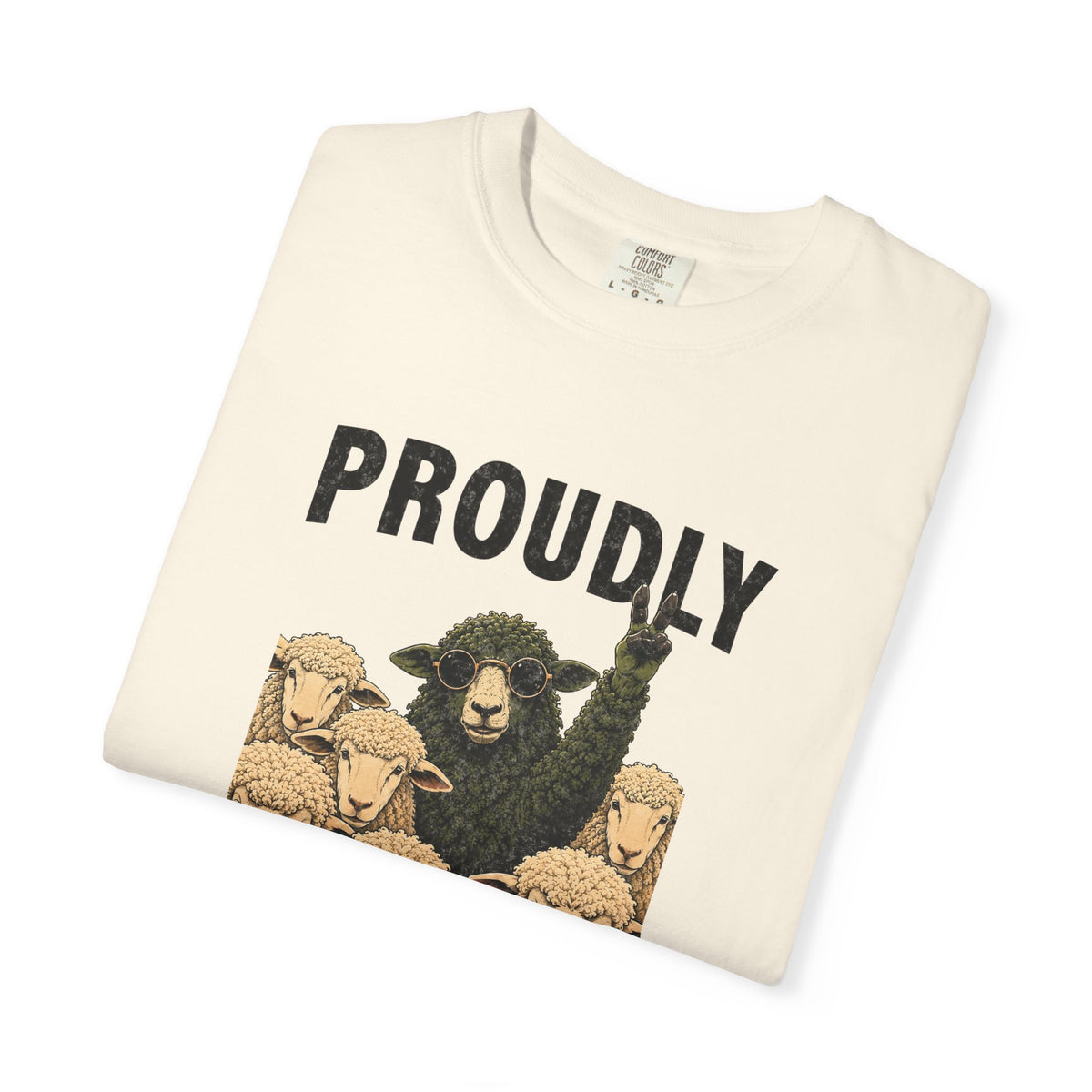 Proudly Different Black Sheep Shirt – Funny Individuality Graphic Tee
