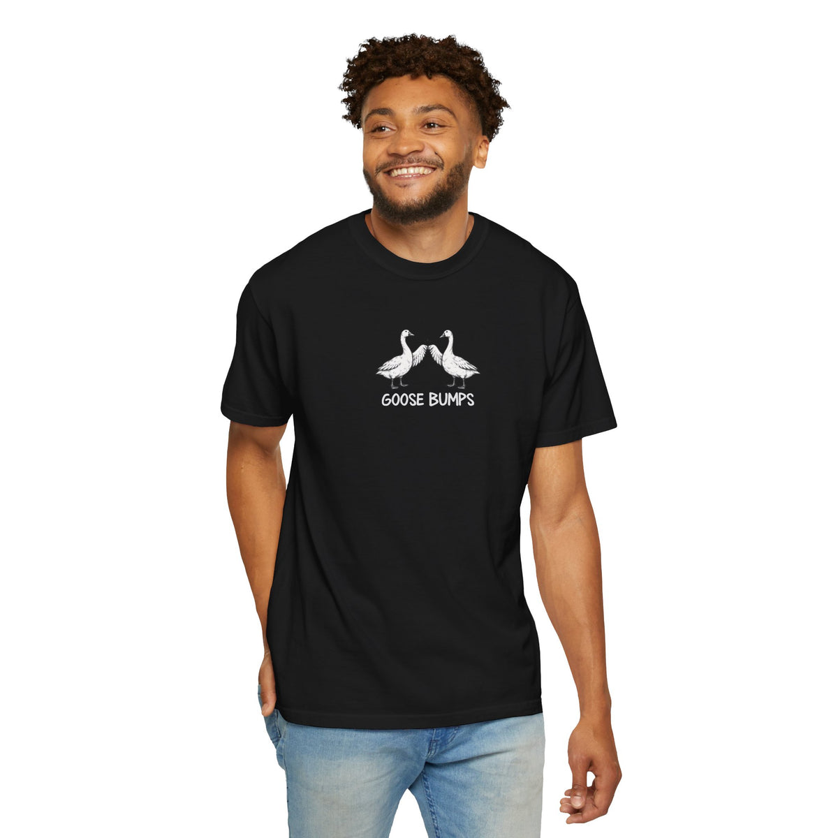Goose Bumps Shirt – Funny Goose Fist Bump Graphic Tee