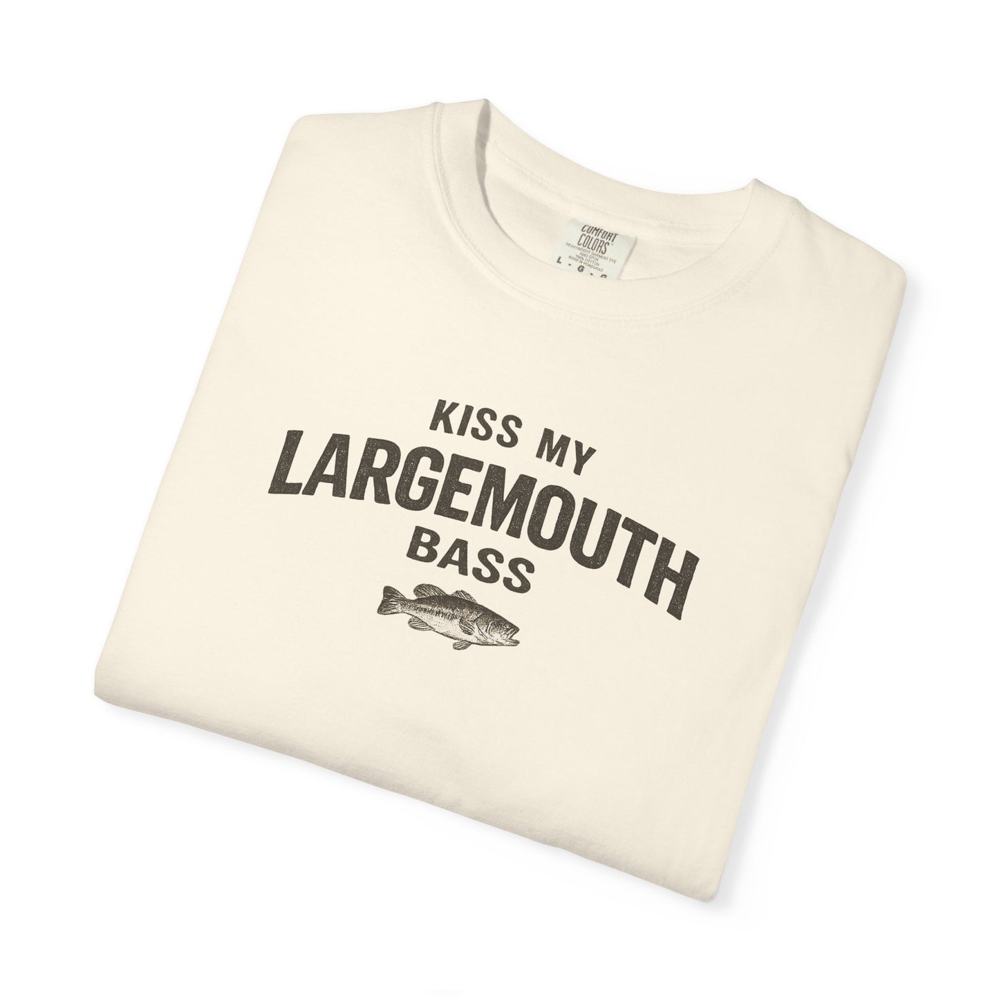 Kiss My Largemouth Bass T-Shirt — Funny Fishing Tee