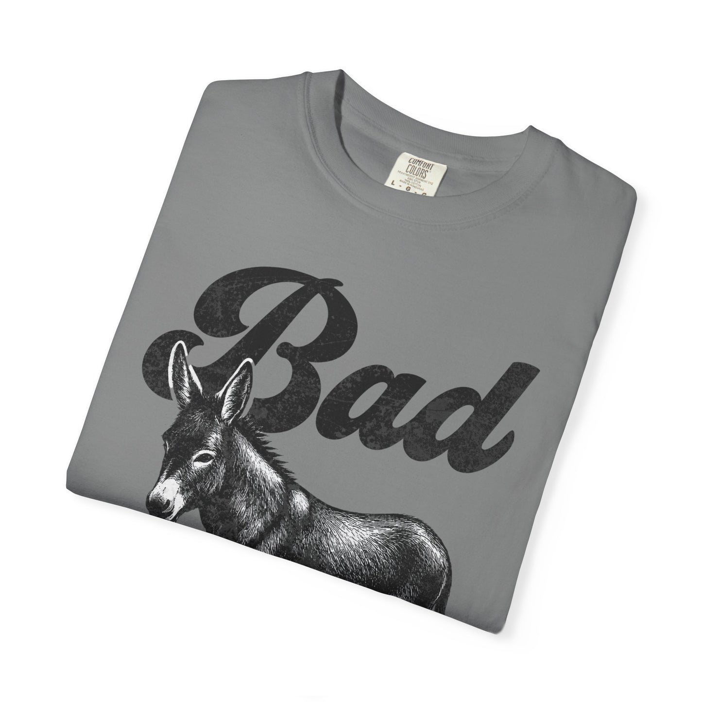 Funny Badass Donkey T-Shirt— Distressed Retro Vintage Graphic Tee