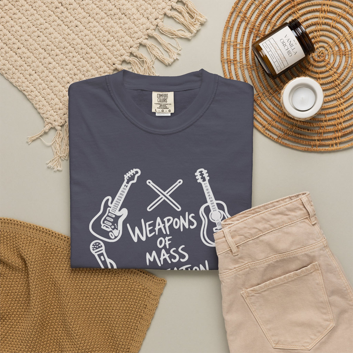Weapons of Mass Creation T-Shirt Music Design