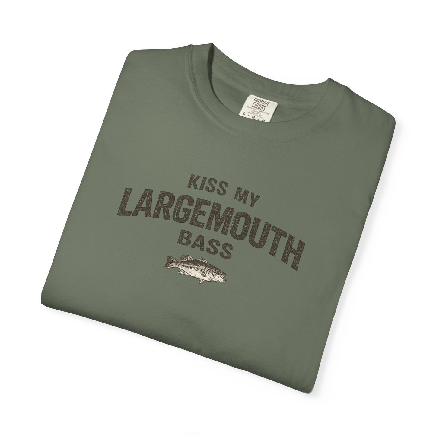 Kiss My Largemouth Bass T-Shirt — Funny Fishing Tee