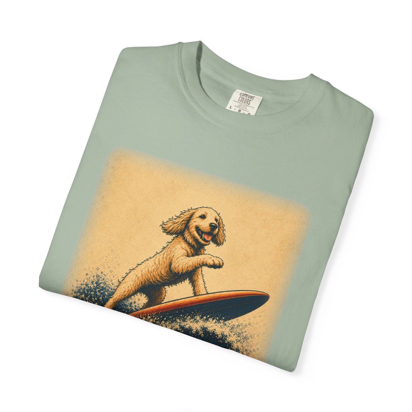 Vintage Doodle Surfing T-Shirt
