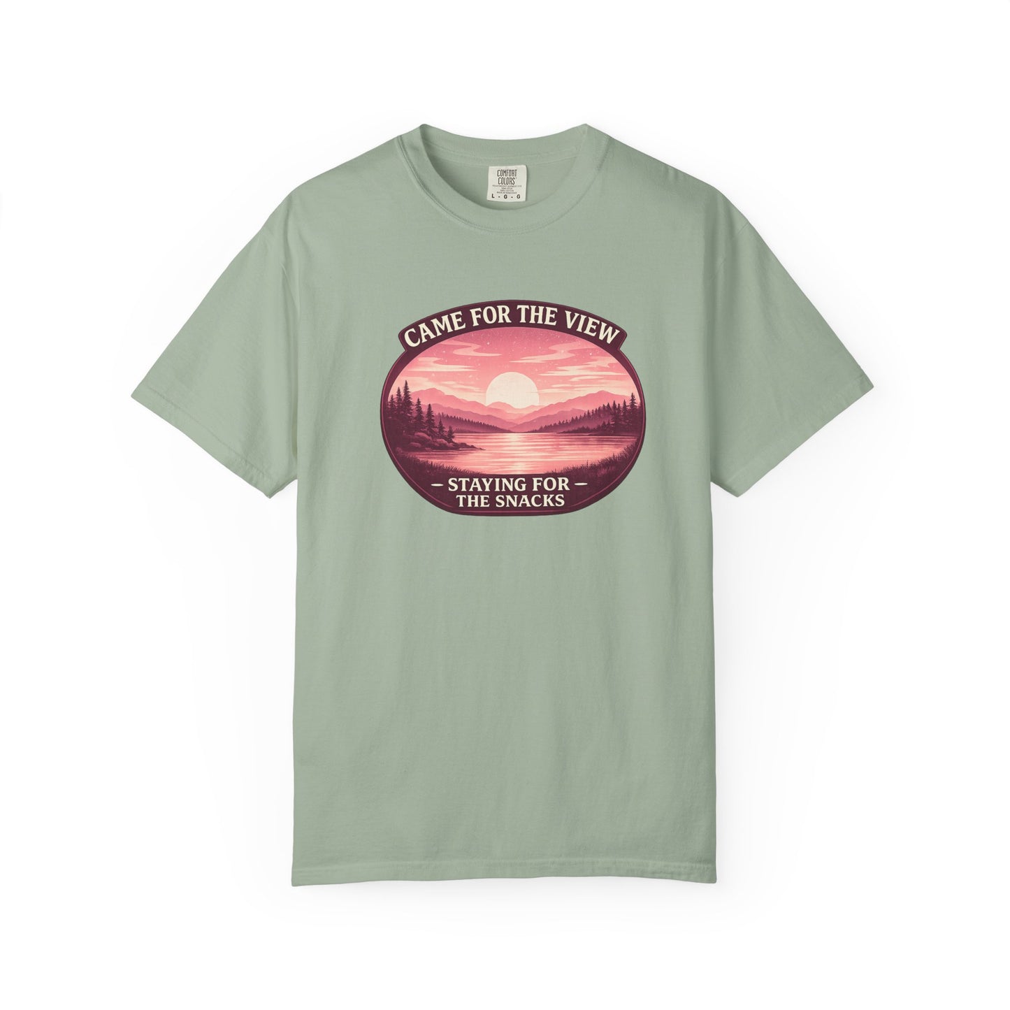 Came for the View, Staying for the Snacks Lake T-Shirt
