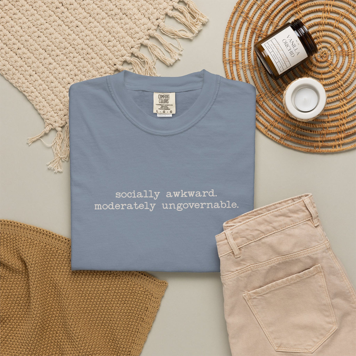Socially Awkward, Moderately Ungovernable Graphic T-Shirt