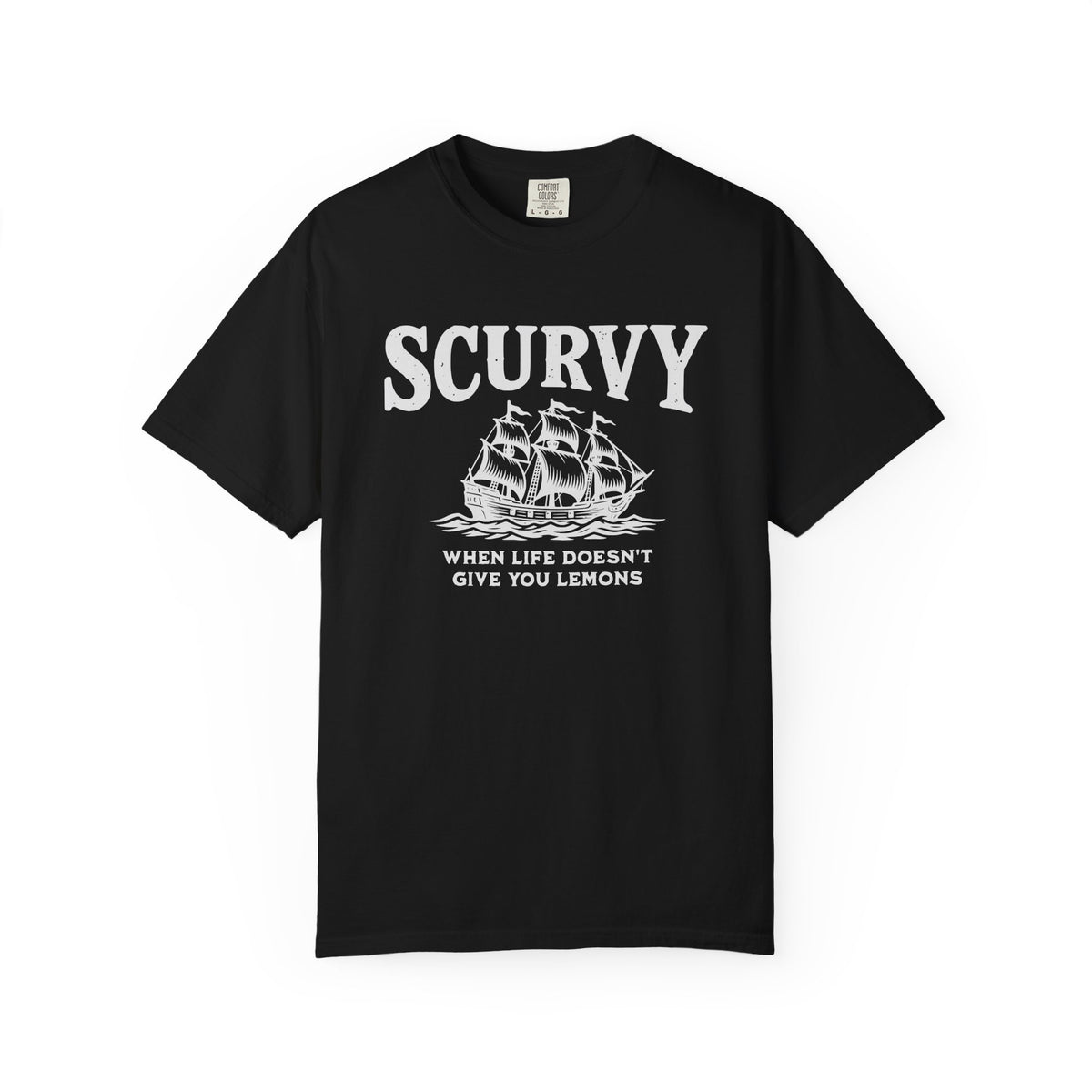 Scurvy 'When Life Doesn't Give You Lemons' Vintage Nautical Tee