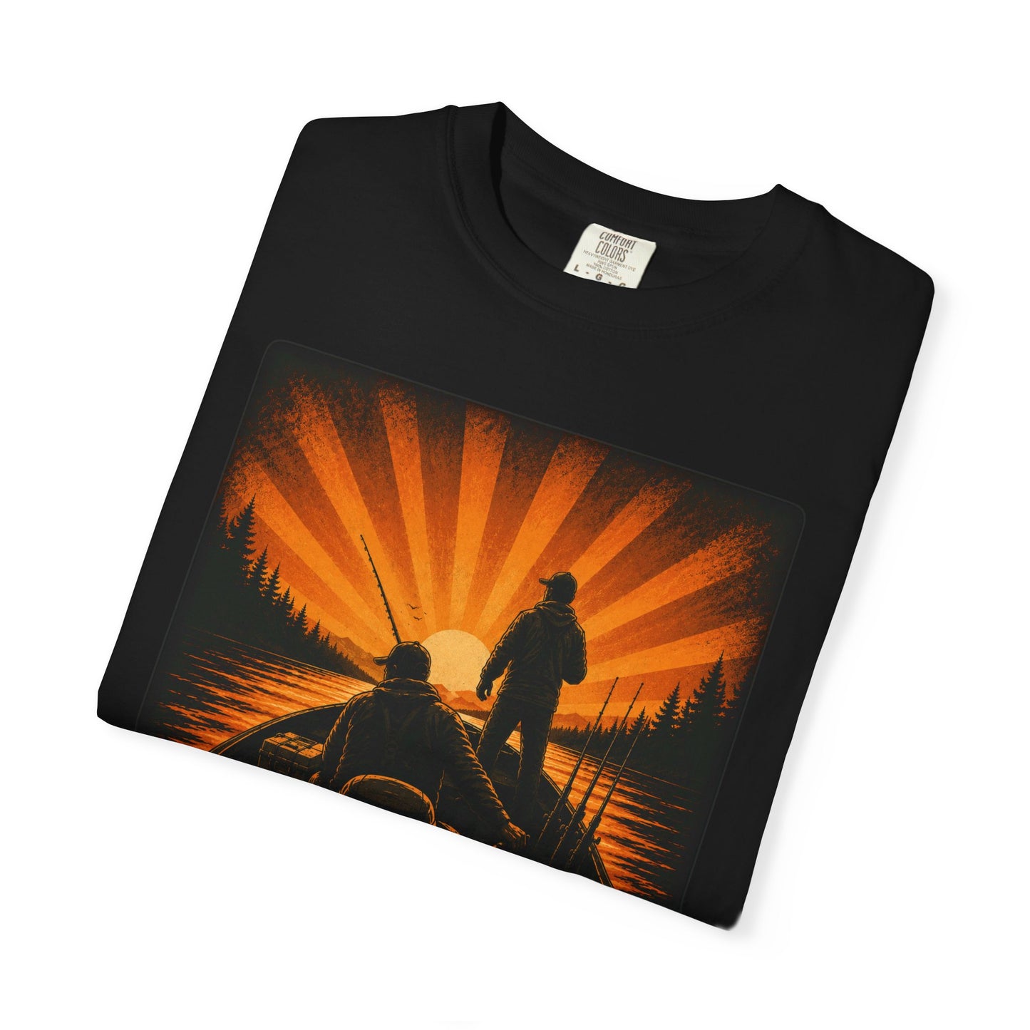 Fishing T-Shirt — "Start Your Engines" Retro Design