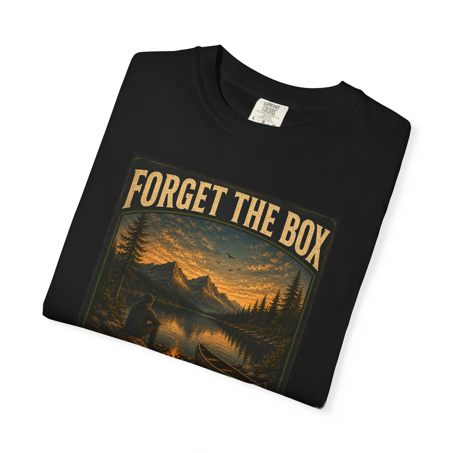 Forget the Box "Think Outside" Camping Hiking T-Shirt