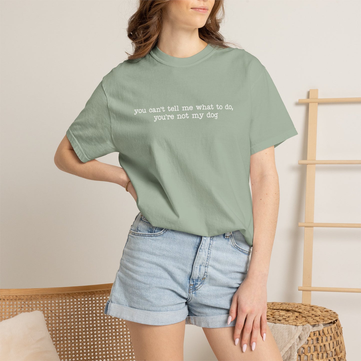 You Can't Tell Me What To Do You're Not My Dog T-shirt | Funny Dog Lover Tee