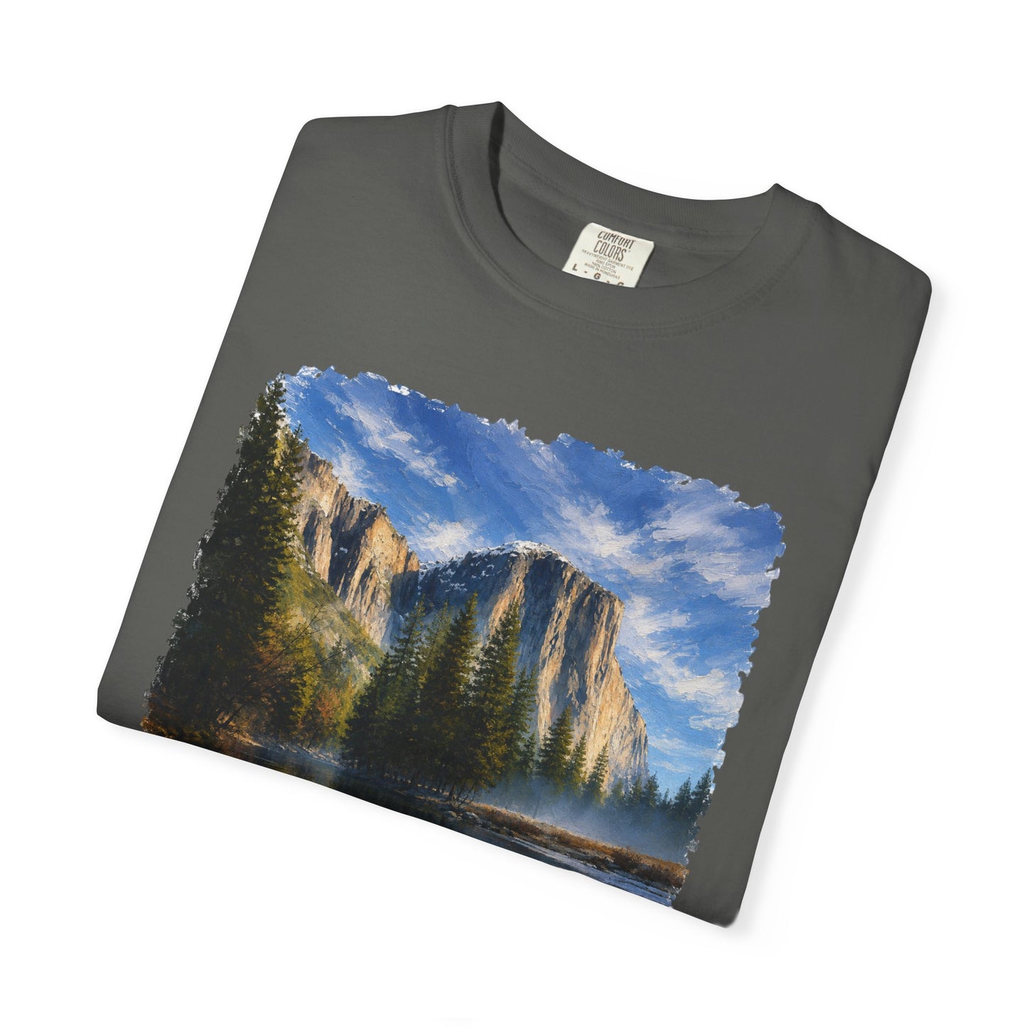 Yosemite National Park Scenic T‑Shirt, Scenic El Capitan Vintage Landscape Tee