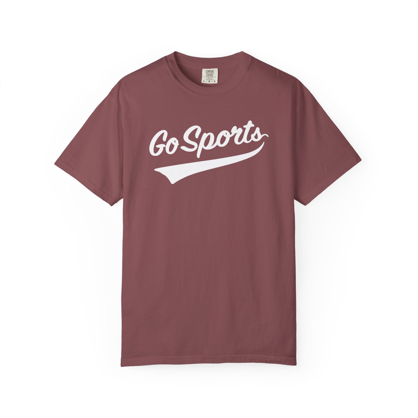 Go Sports Shirt | Funny Anti-Sports Graphic Tee | Minimalist Comfort Colors® T-Shirt
