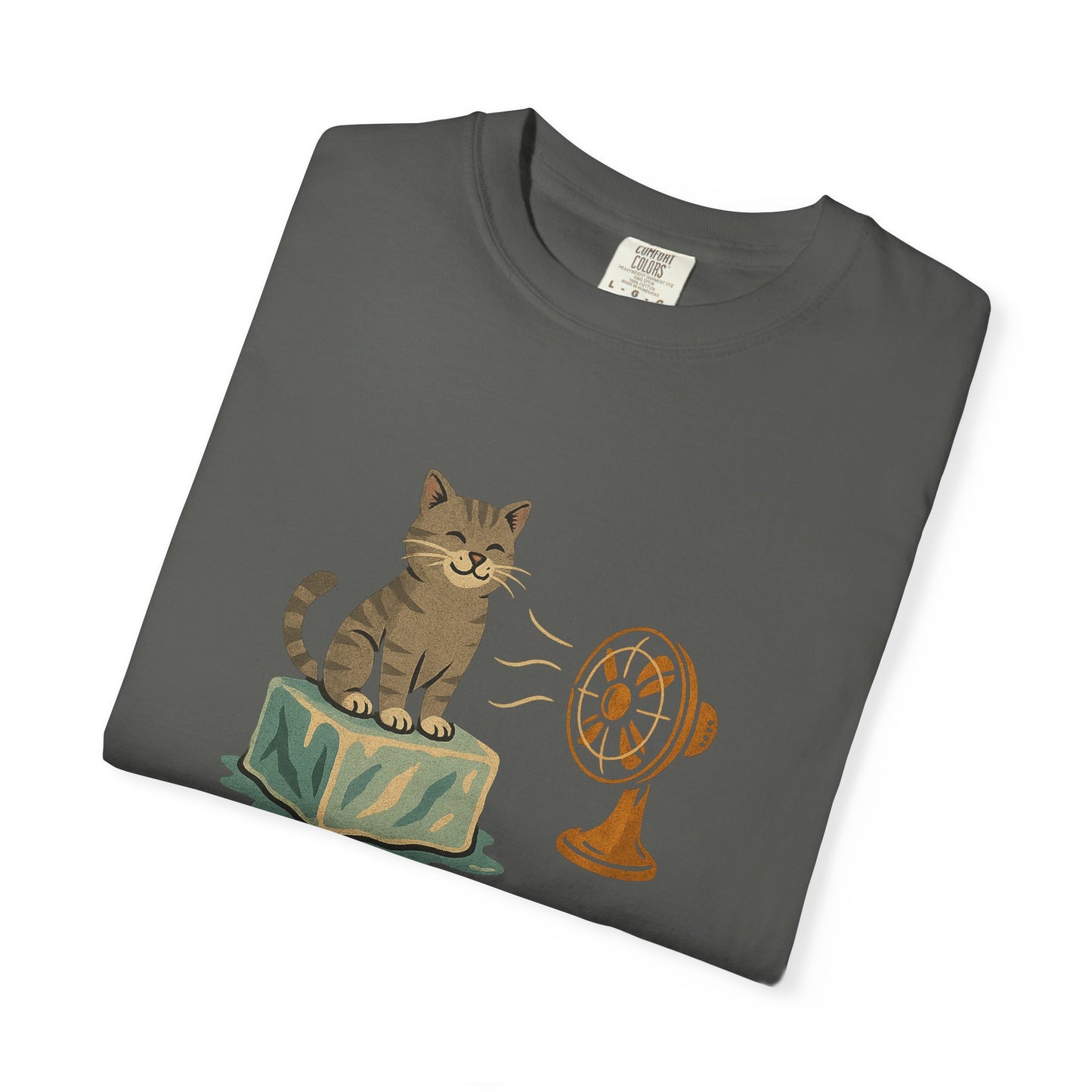 One Cool Cat T-Shirt — Funny Cat on Ice Graphic Tee