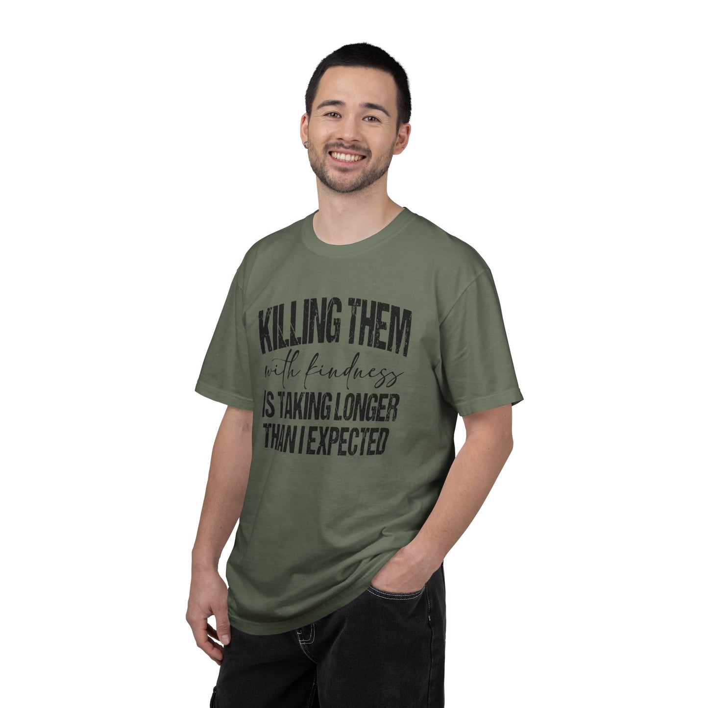 Killing Them with Kindness Shirt | Funny Sarcastic Introvert Humor Shirt, Comfort Colors Graphic T-Shirt