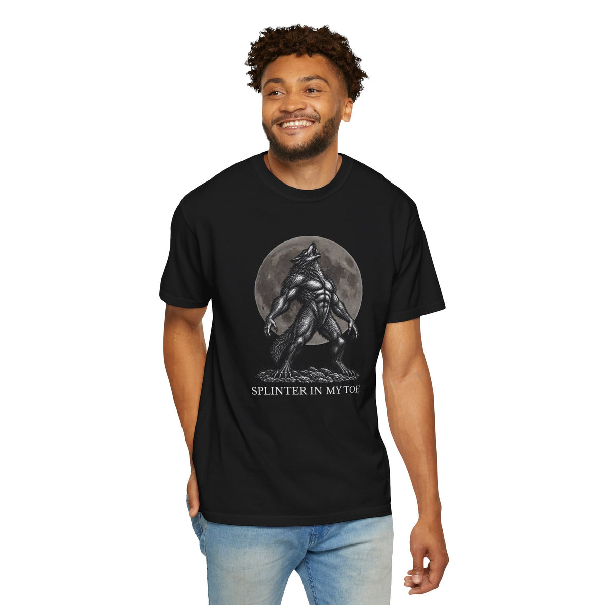 Splinter In My Toe Funny Werewolf Moon T-Shirt