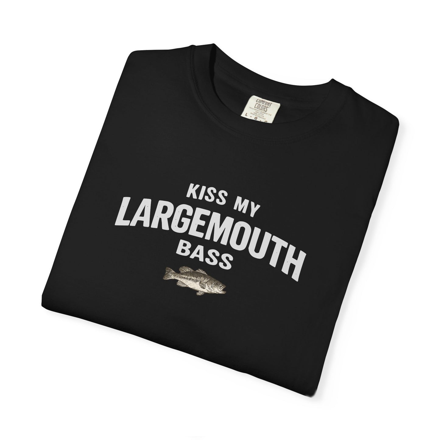 Kiss My Largemouth Bass T-Shirt — Funny Fishing Tee