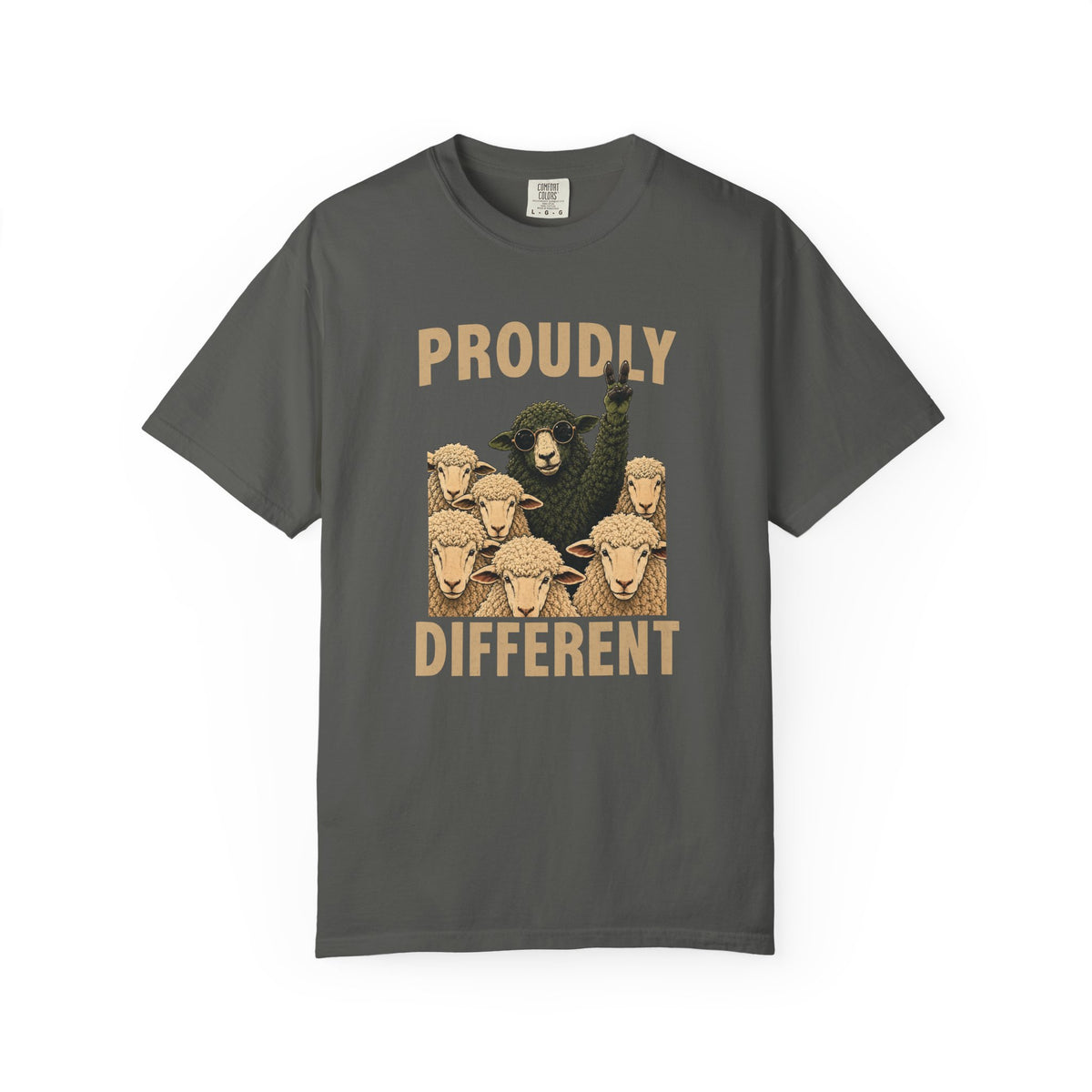 Proudly Different Black Sheep Shirt – Funny Individuality Graphic Tee