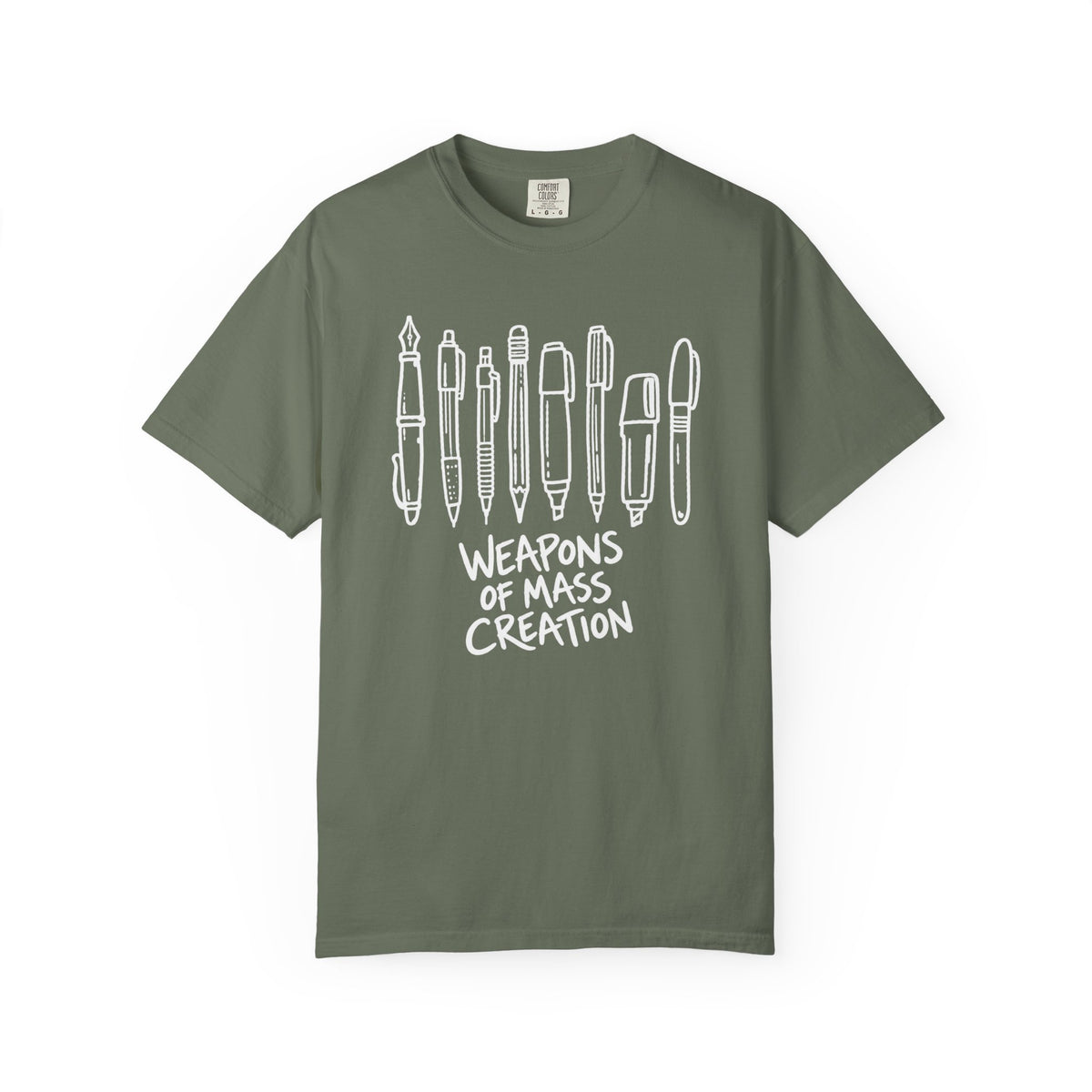 Weapons of Mass Creation Writer's Tools Graphic Tee