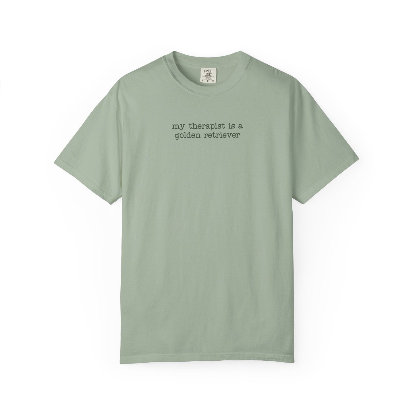 My Therapist Is a Golden Retriever T-Shirt