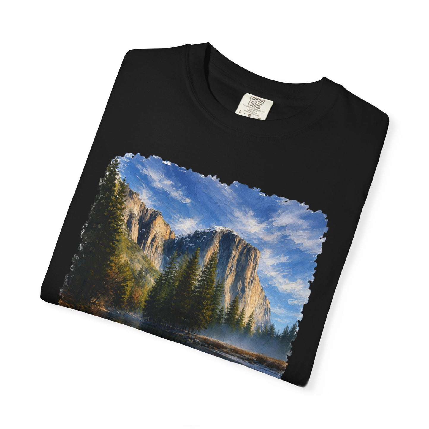 Yosemite National Park Scenic T‑Shirt, Scenic El Capitan Vintage Landscape Tee