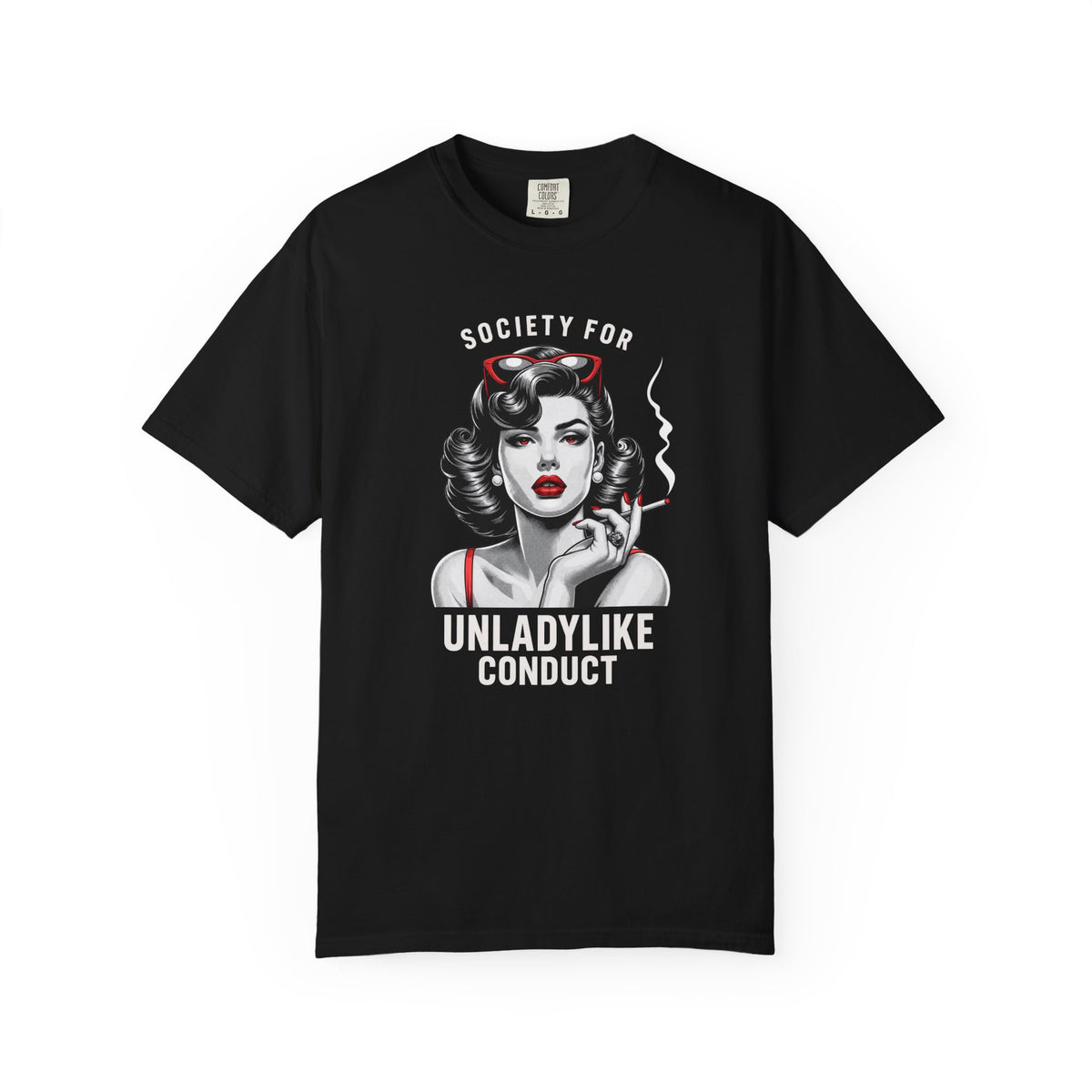 Society for Unladylike Conduct Vintage Feminist Graphic T-Shirt