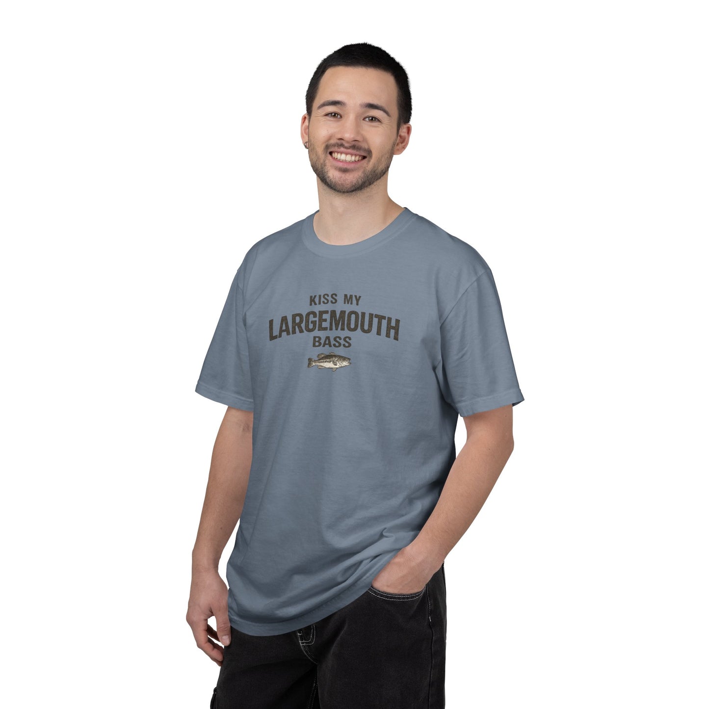 Kiss My Largemouth Bass T-Shirt — Funny Fishing Tee