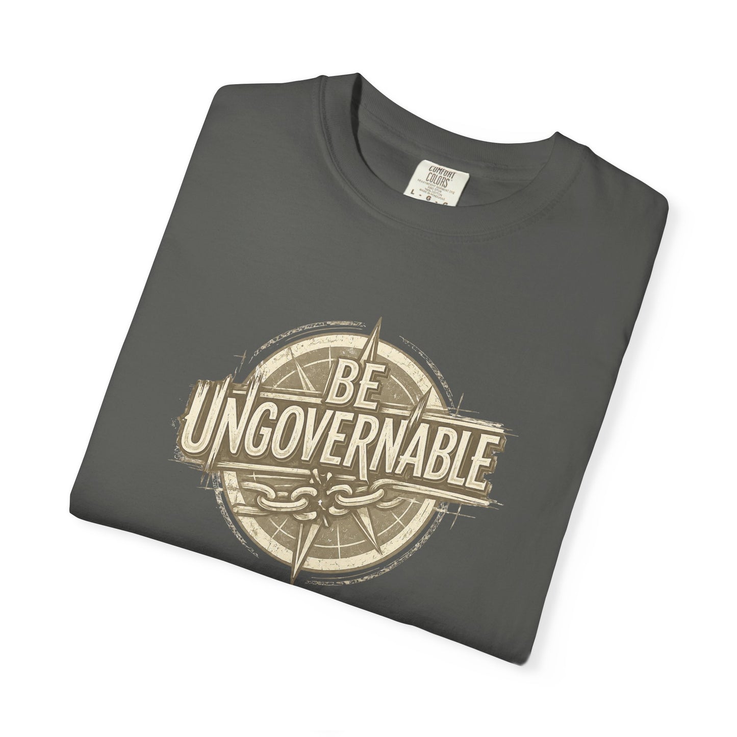UNGOVERNABLE T-Shirt — Distressed Anti-Hustle, Anti-Establishment Tee