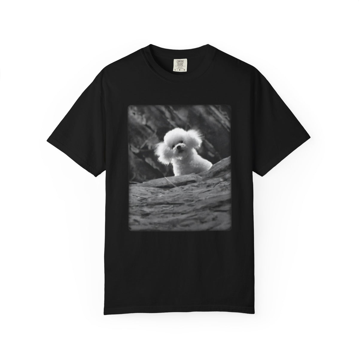 It Puts the Lotion in the Basket Vintage Black & White Tee