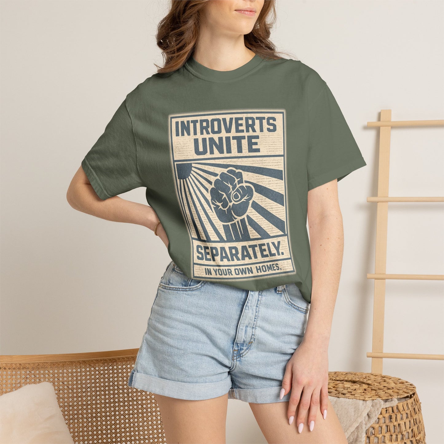 Introverts Unite Separately T-Shirt, Funny Introvert Tee