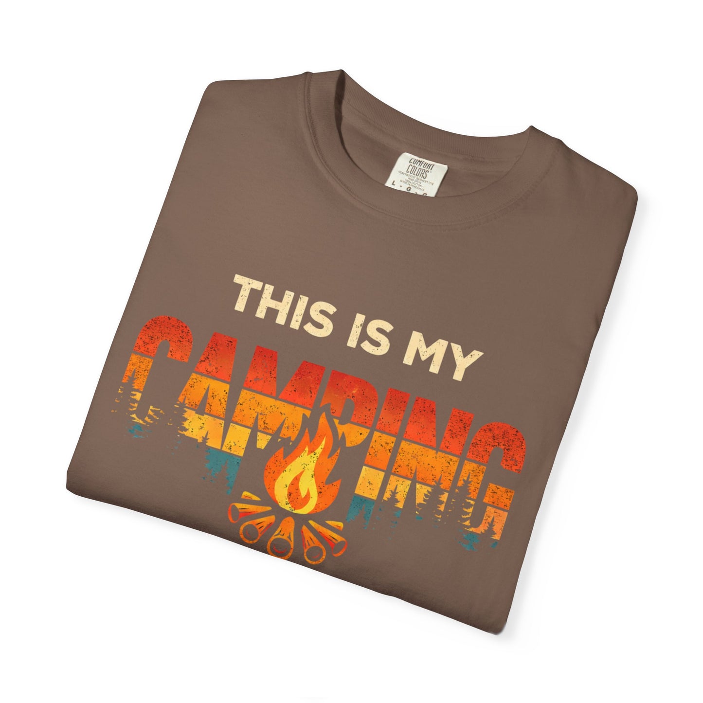 Camping Shirt — 'This Is My Camping Shirt' Graphic Tee for Campers & Outdoor Lovers