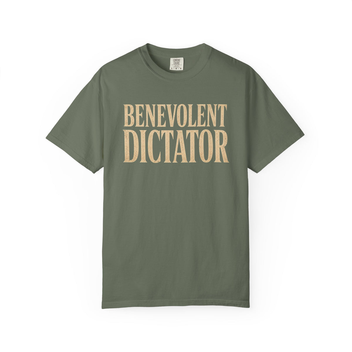 Benevolent Dictator T-Shirt Vintage Typography Graphic Tee