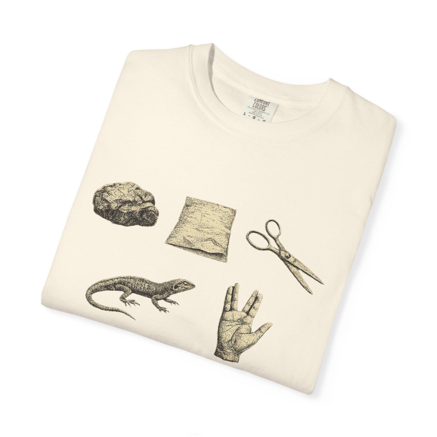 Rock Paper Scissors Lizard Spock T-Shirt — Big Bang Theory Tribute