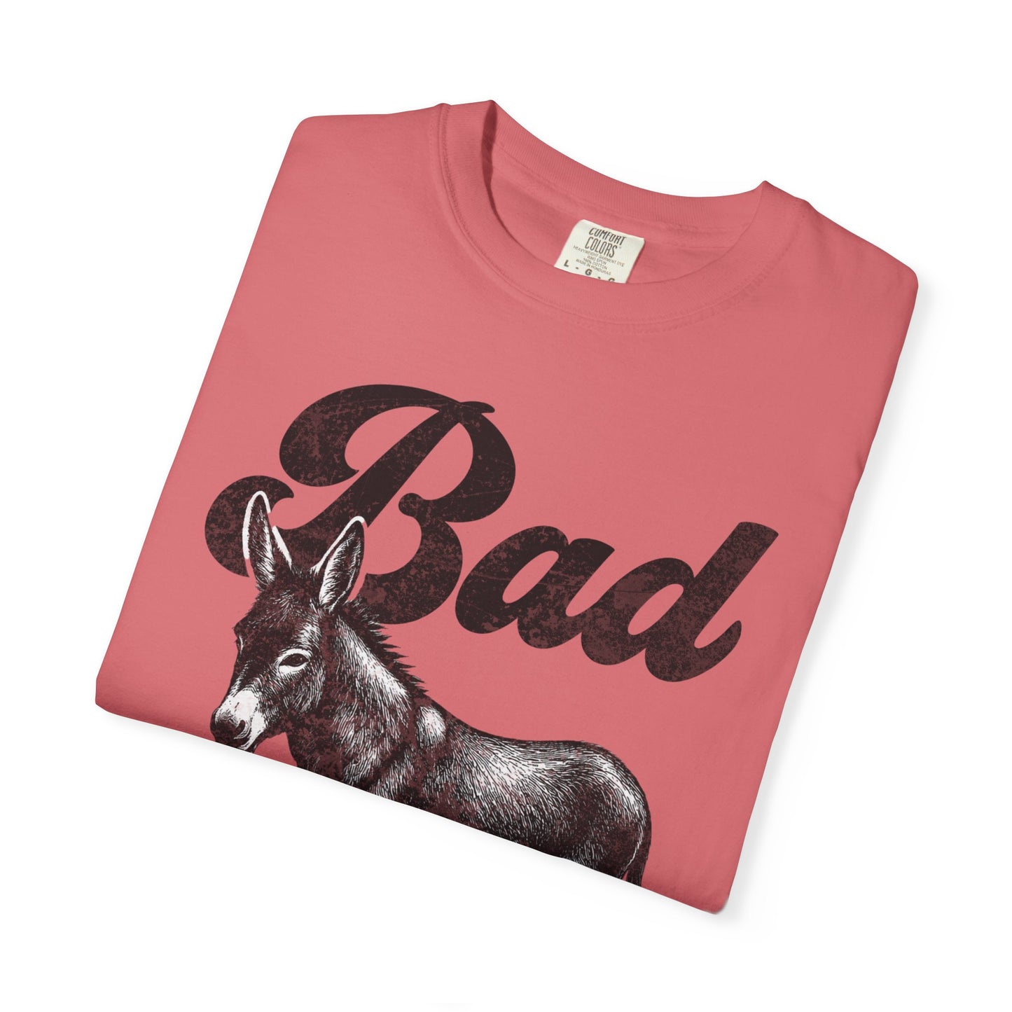 Funny Badass Donkey T-Shirt— Distressed Retro Vintage Graphic Tee