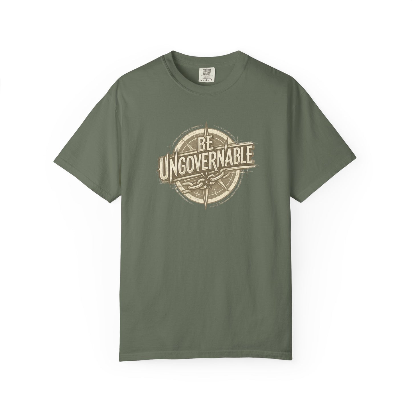 UNGOVERNABLE T-Shirt — Distressed Anti-Hustle, Anti-Establishment Tee