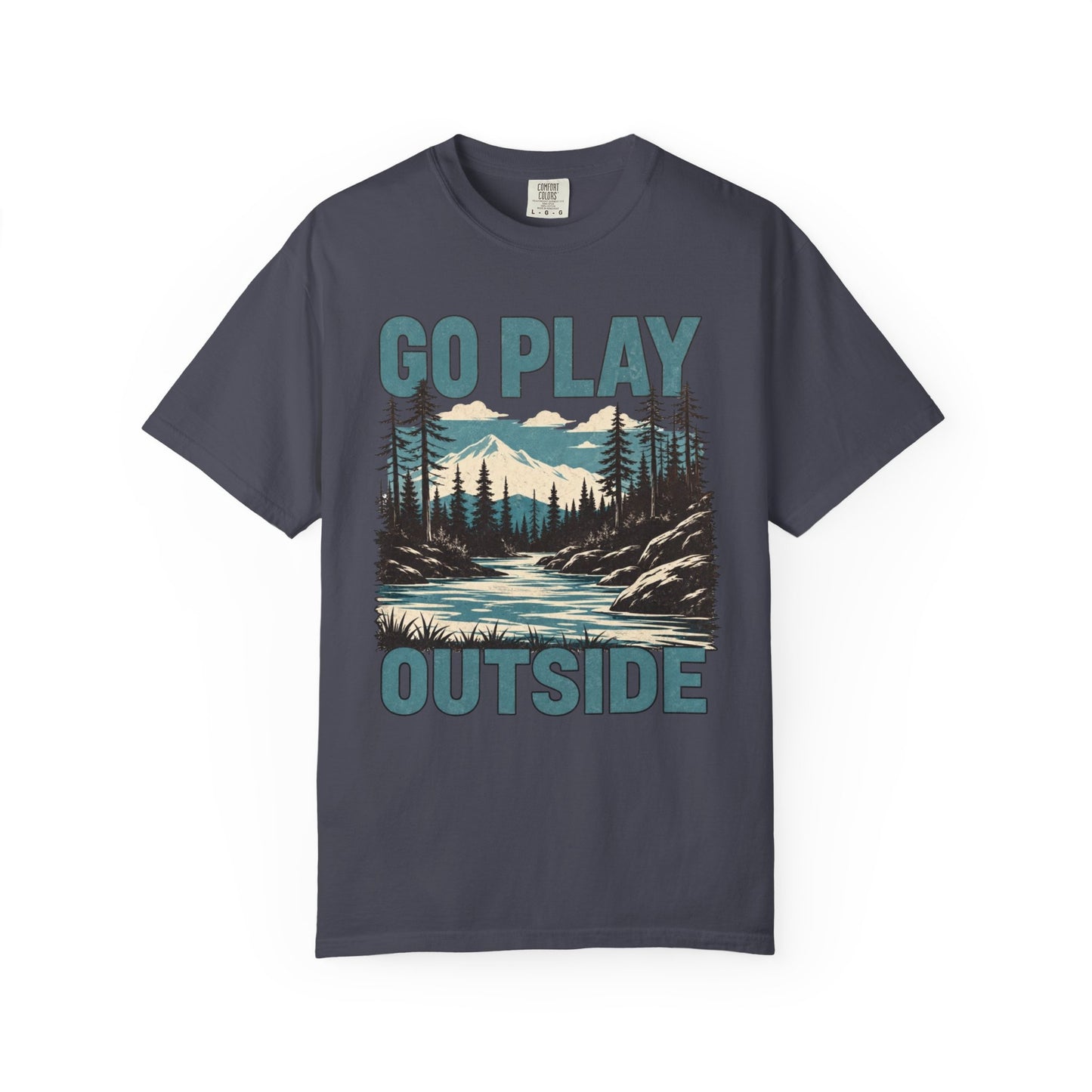 Go Play Outside Graphic T-Shirt — Outdoor Adventure Nature Tee