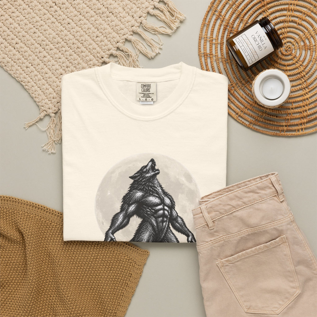 Splinter In My Toe Funny Werewolf Moon T-Shirt