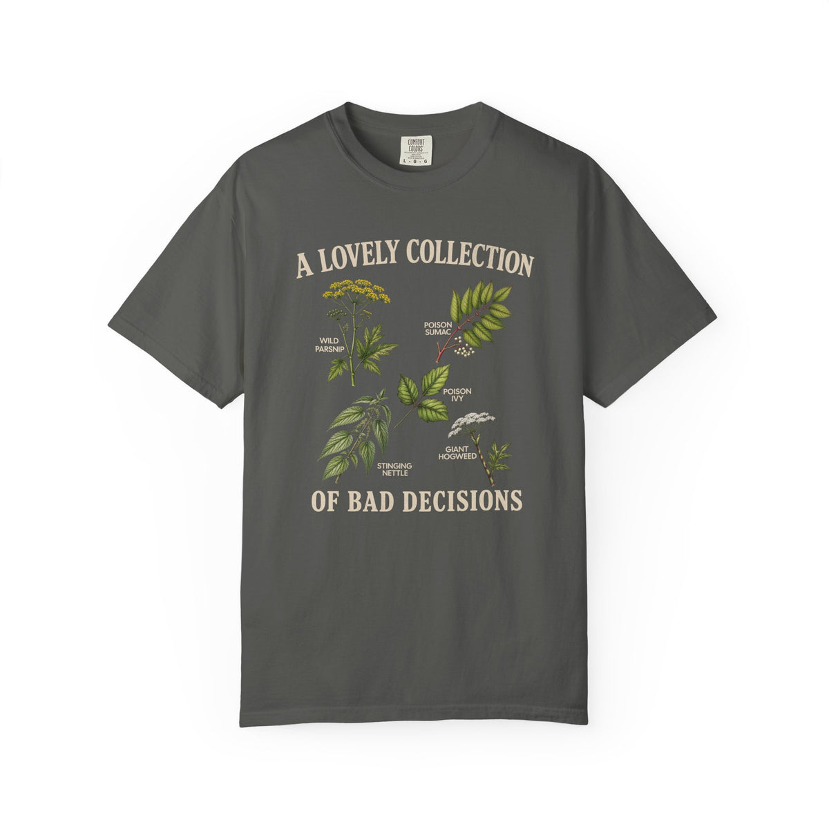 "A Lovely Collection of Bad Decisions" Hiking Camping Poisonous Plant Botanical T-Shirt