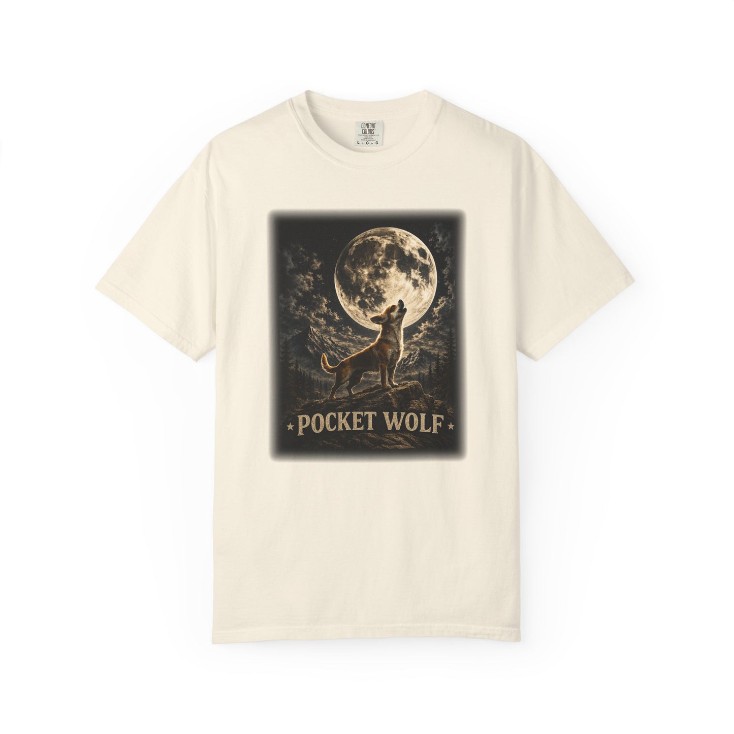 Pocket Wolf Chihuahua Howling T-Shirt, Funny Small Dog Graphic Tee