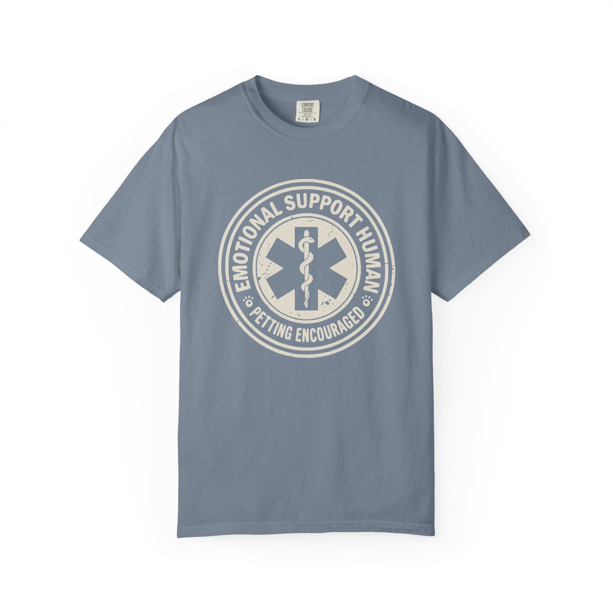 Emotional Support Human T-Shirt — “Petting Encouraged”