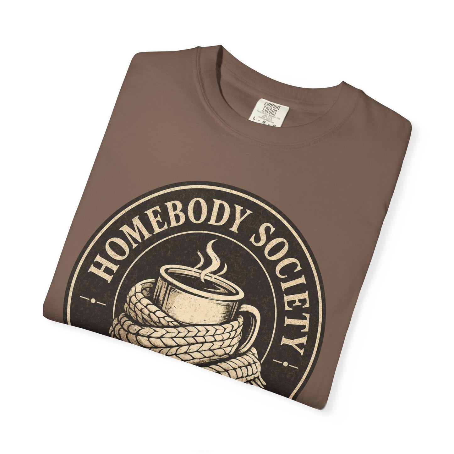 Homebody Society T-Shirt — "More Cozy, Less People" Vintage Distressed Introvert Tee