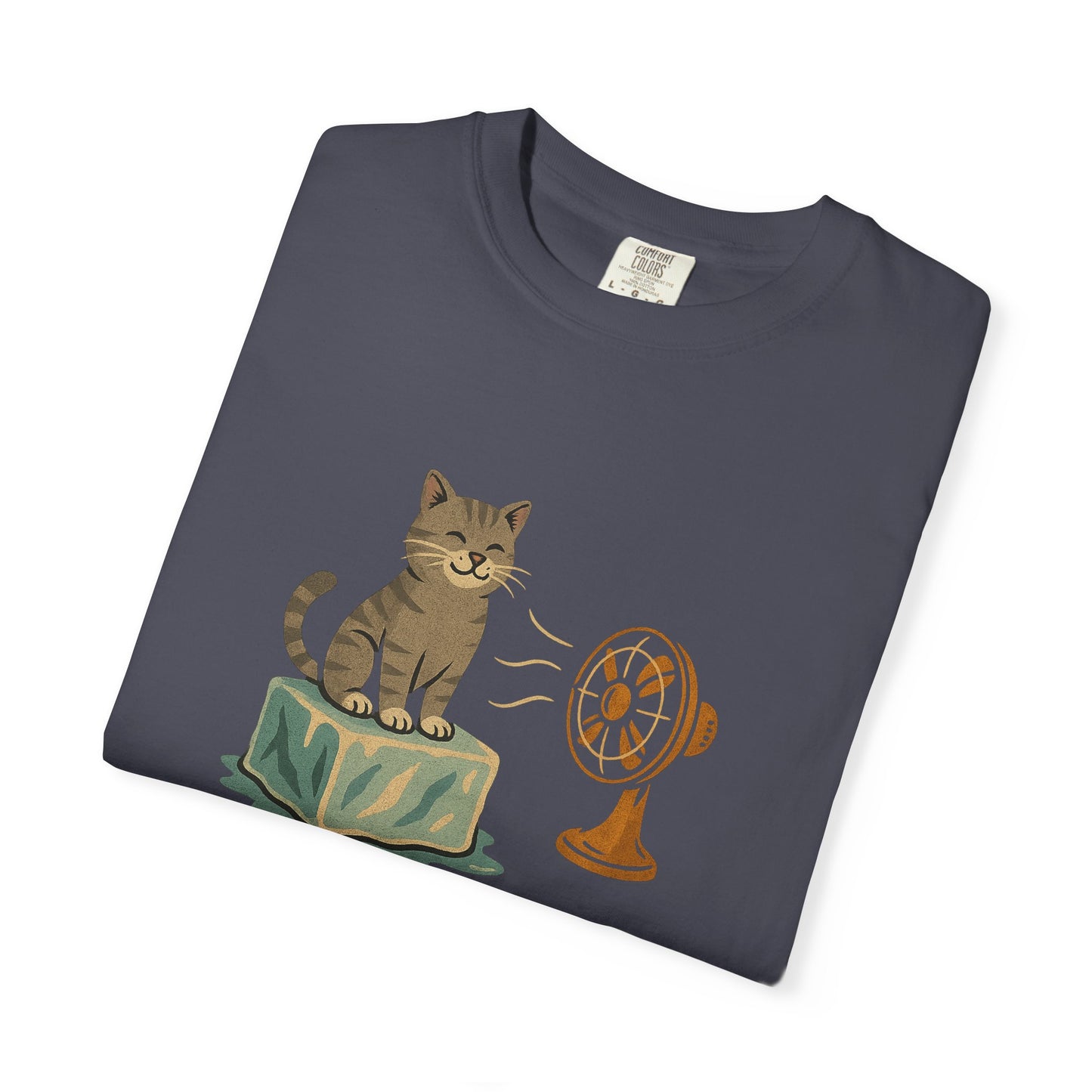 One Cool Cat T-Shirt — Funny Cat on Ice Graphic Tee