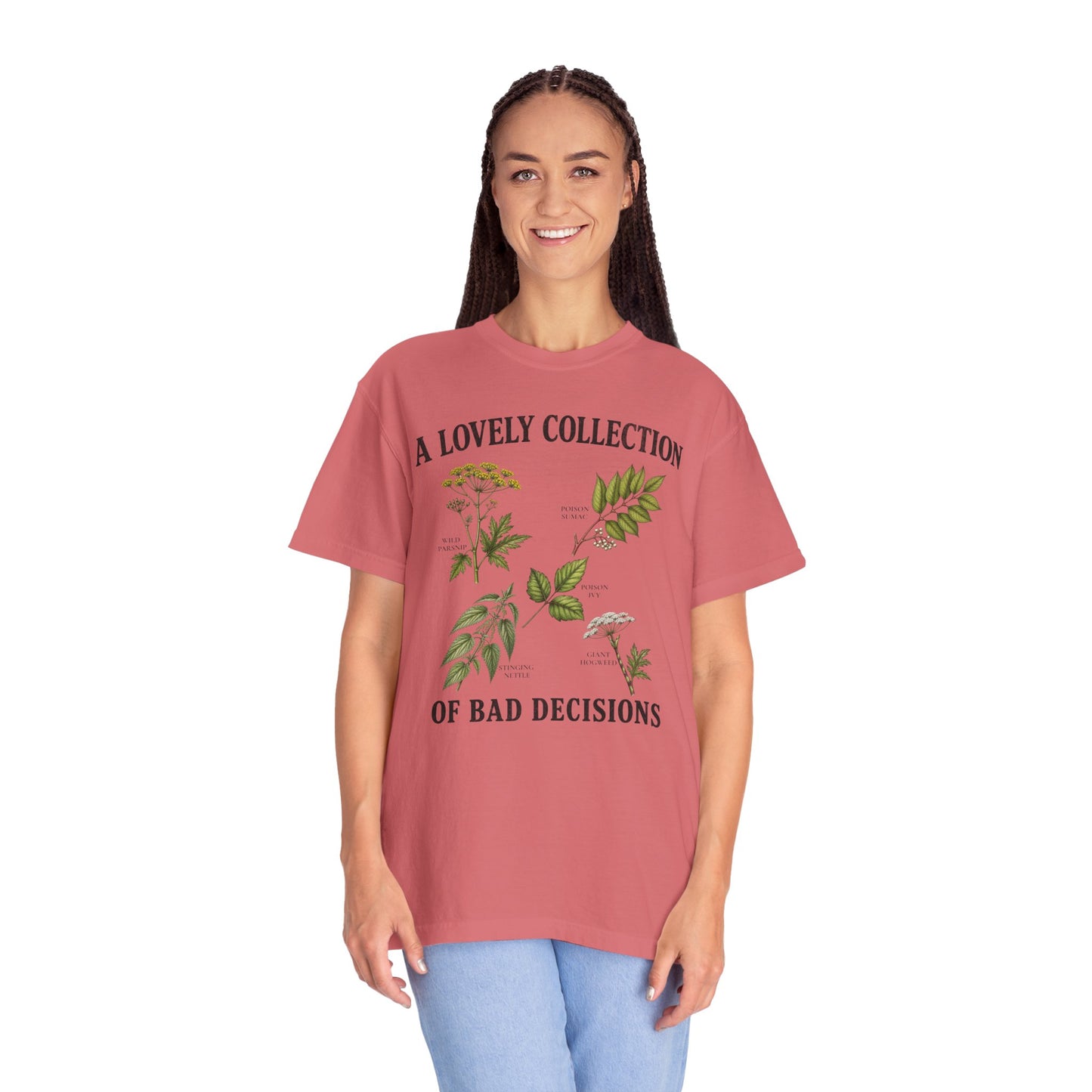 "A Lovely Collection of Bad Decisions" Hiking Camping Poisonous Plant Botanical T-Shirt