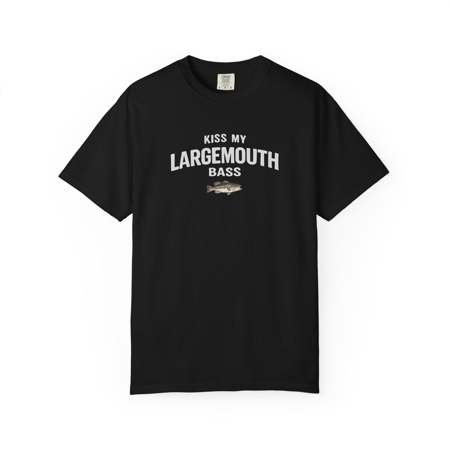 Kiss My Largemouth Bass T-Shirt — Funny Fishing Tee
