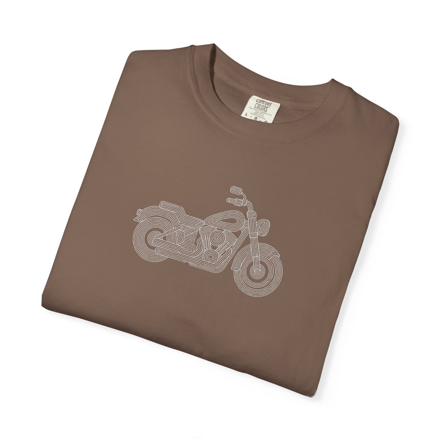 Motorcycle Graphic T-ShMinimalist Motorcycle Line Art T-Shirt | Vintage Cruiser Graphic Tee | Rider Gift | Comfort Colorsirt — Vintage Cruiser Tee