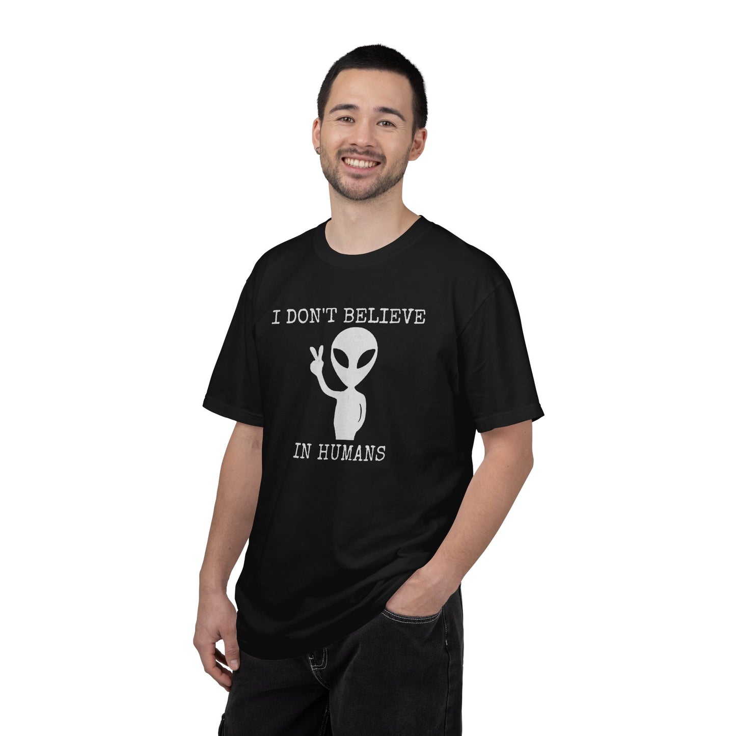I Don't Believe in Humans Alien T-Shirt
