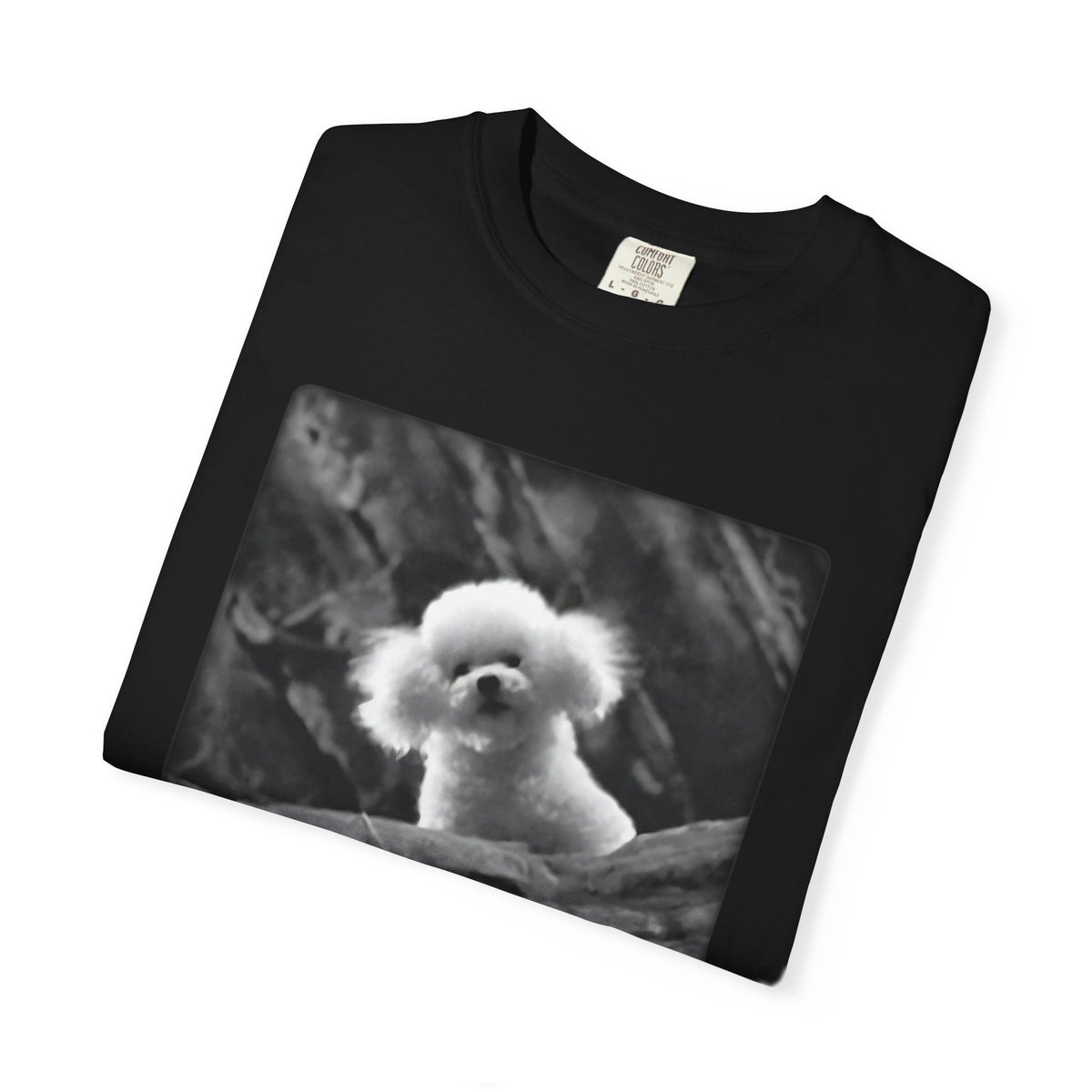 It Puts the Lotion in the Basket Vintage Black & White Tee